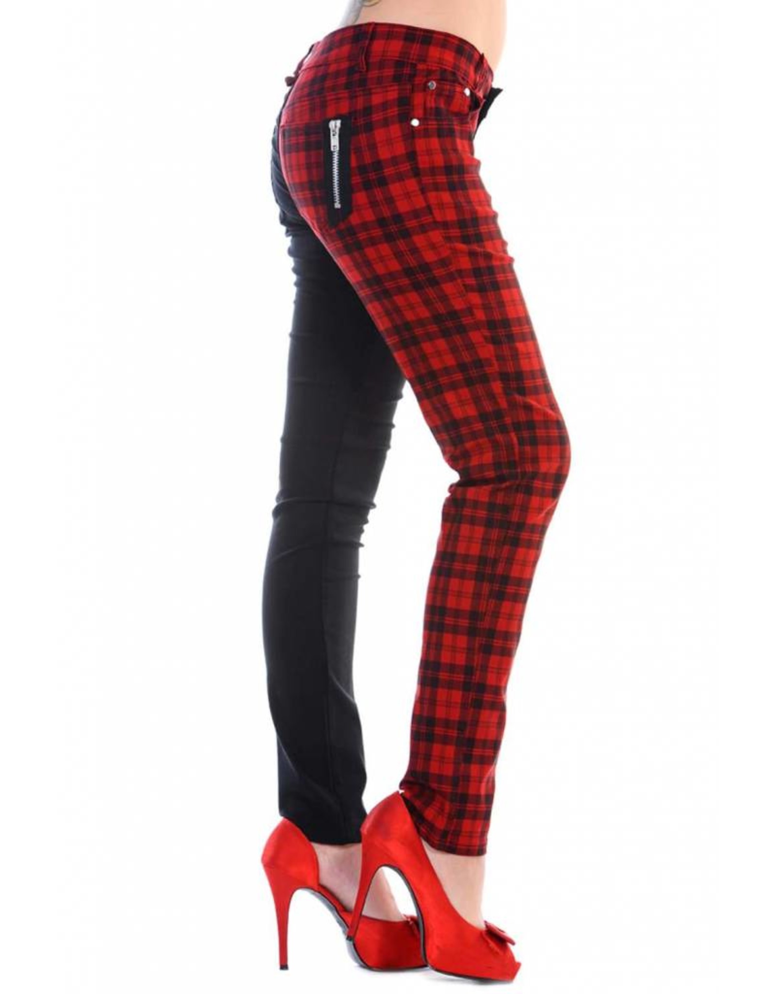  Red Checkered Pants