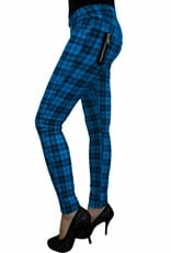 -Blue Checkered Pants