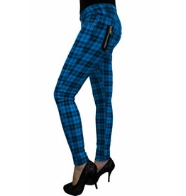 - Checkered Blue Pants