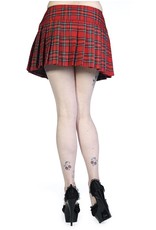 BANNED - Red Tartan Mini Skirt