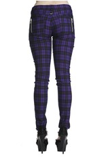 Purple Checkered Pant