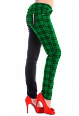 Half Checkered Green Pants