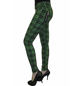 Green Checkered Pants