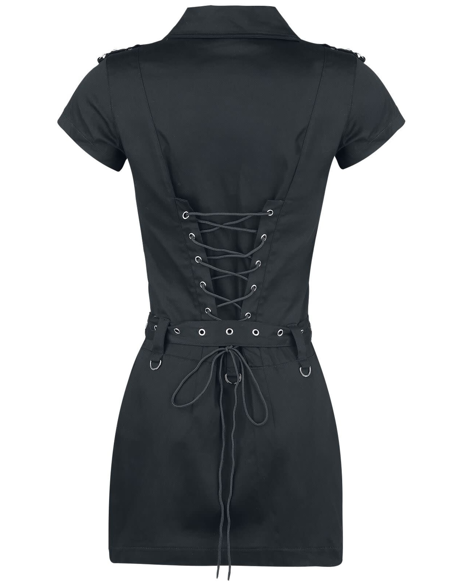 Alternative Zip-up Belted Mod Dress DR5208