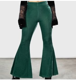 Moondance Velvet Bell Bottoms (Emerald)