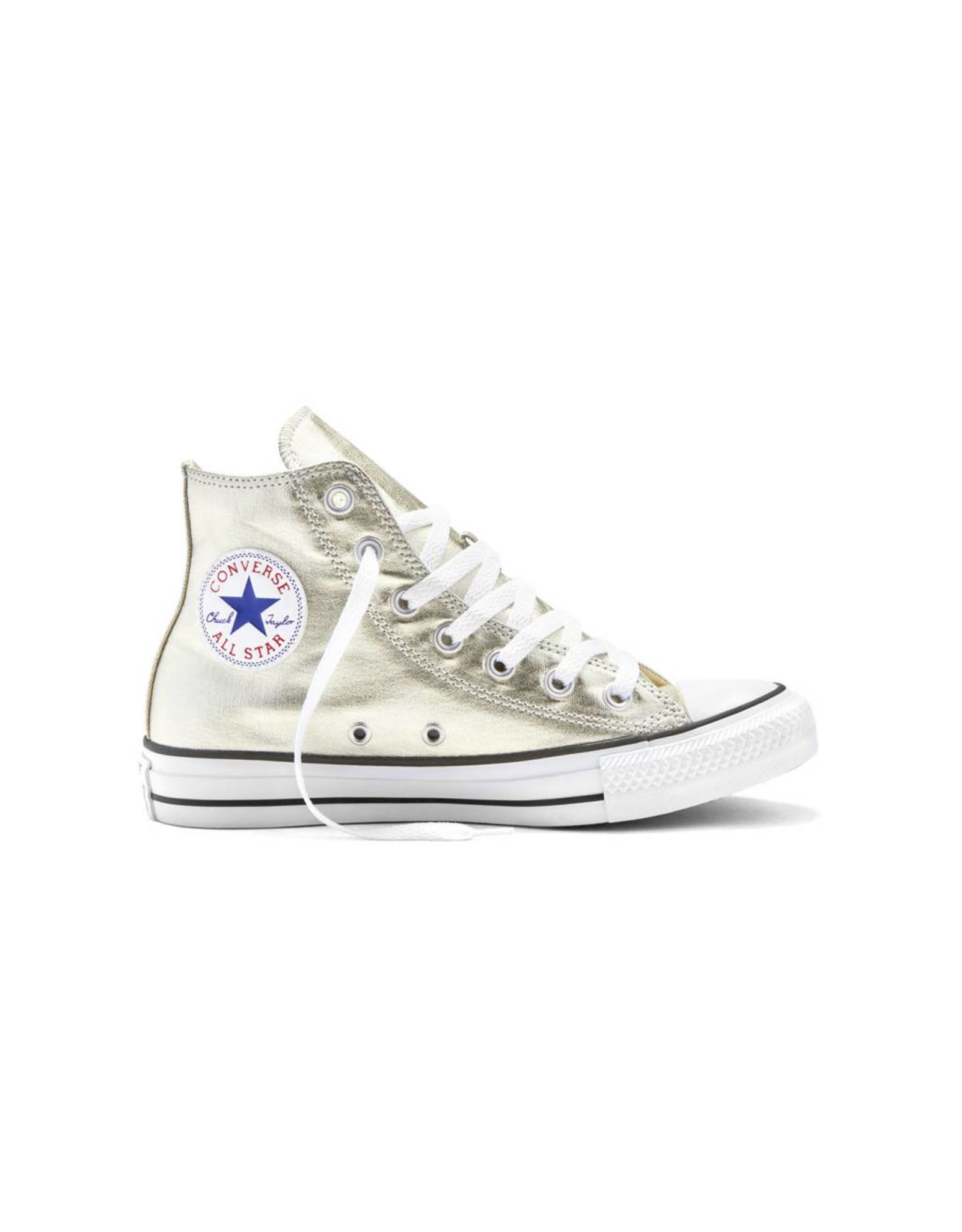gold and white converse