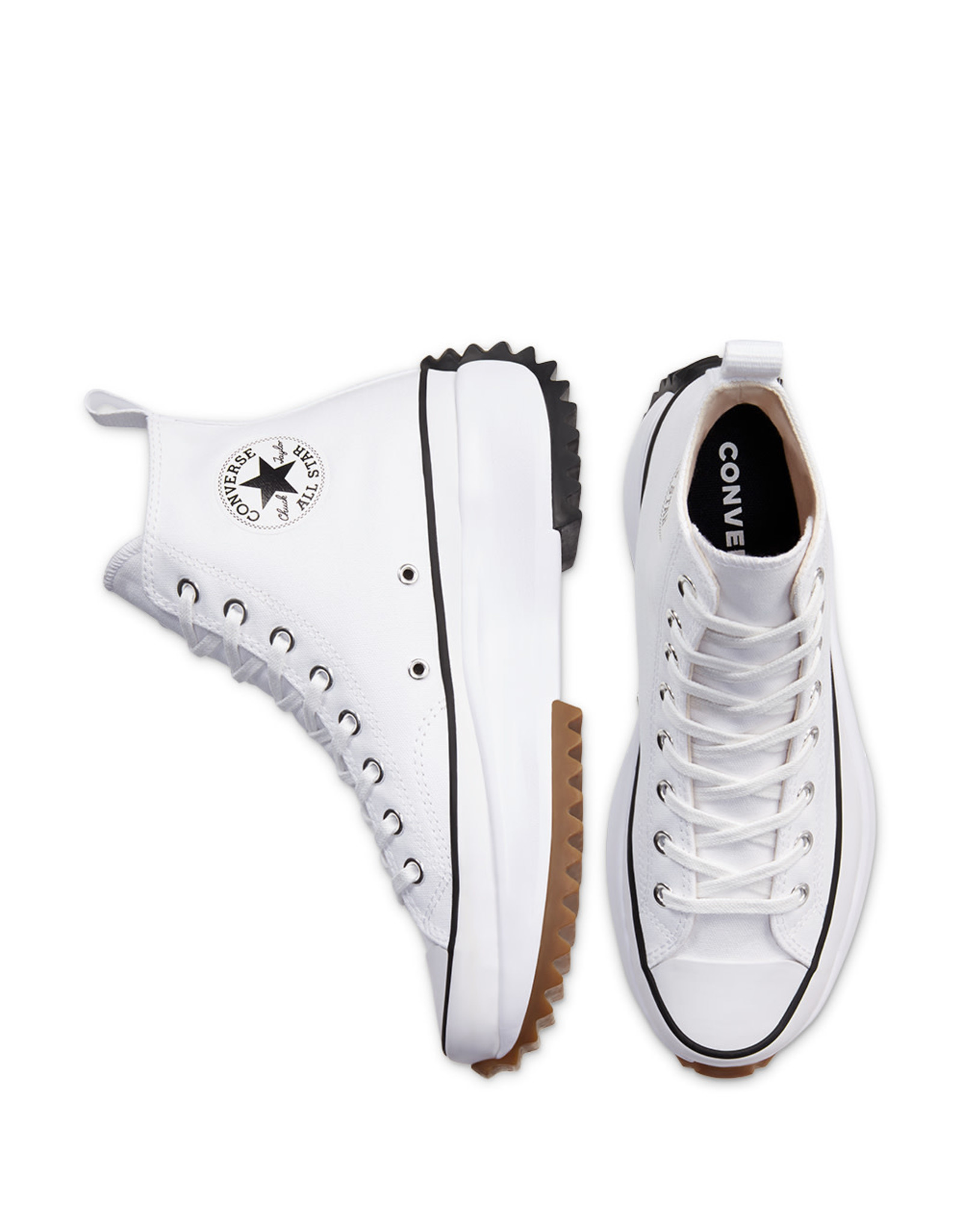 RUN STAR HIKE HI WHITE/BLACK/GUM C060W - 166799C