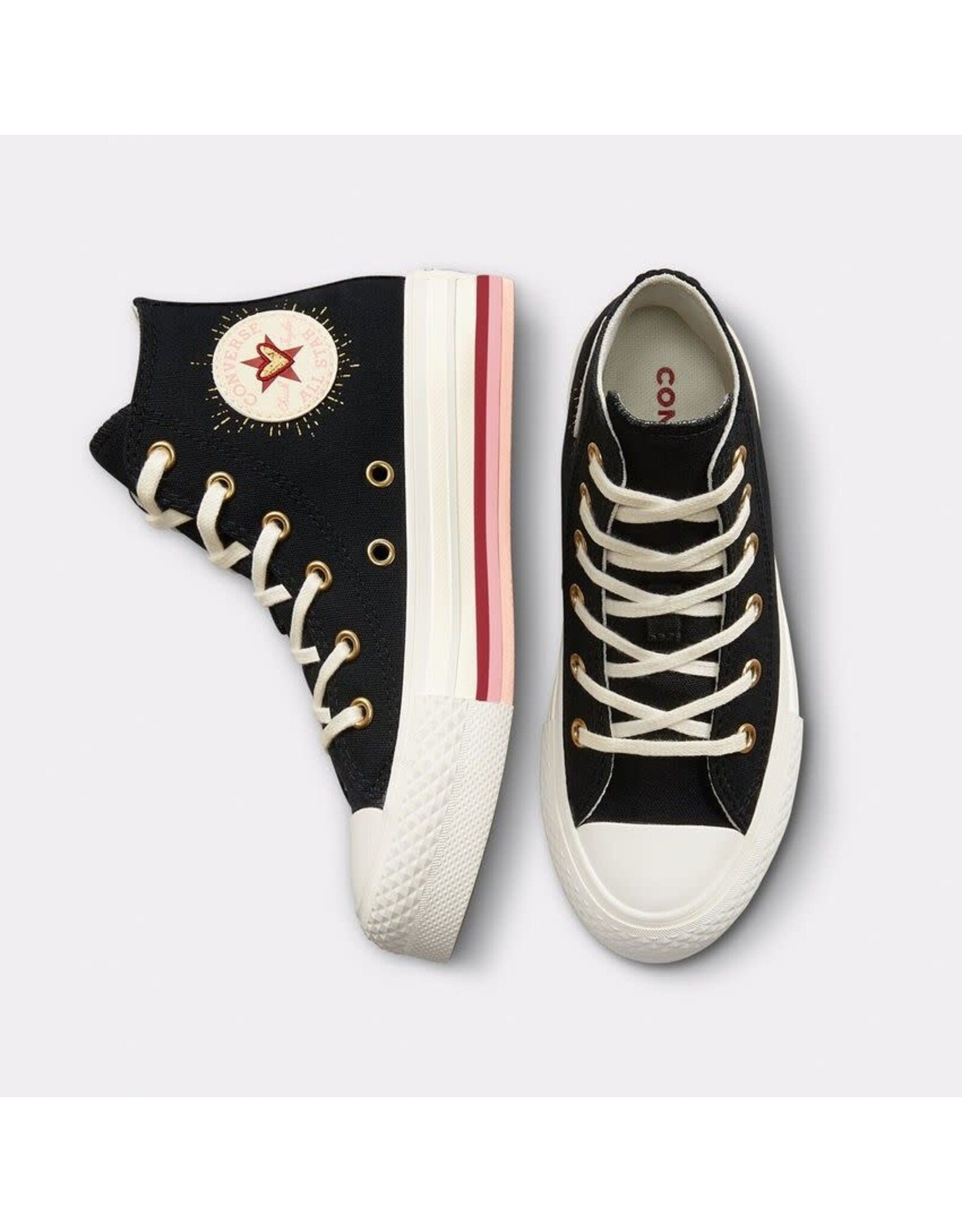 CHUCK TAYLOR EVA LIFT HI BLACK CEPB - A04953C