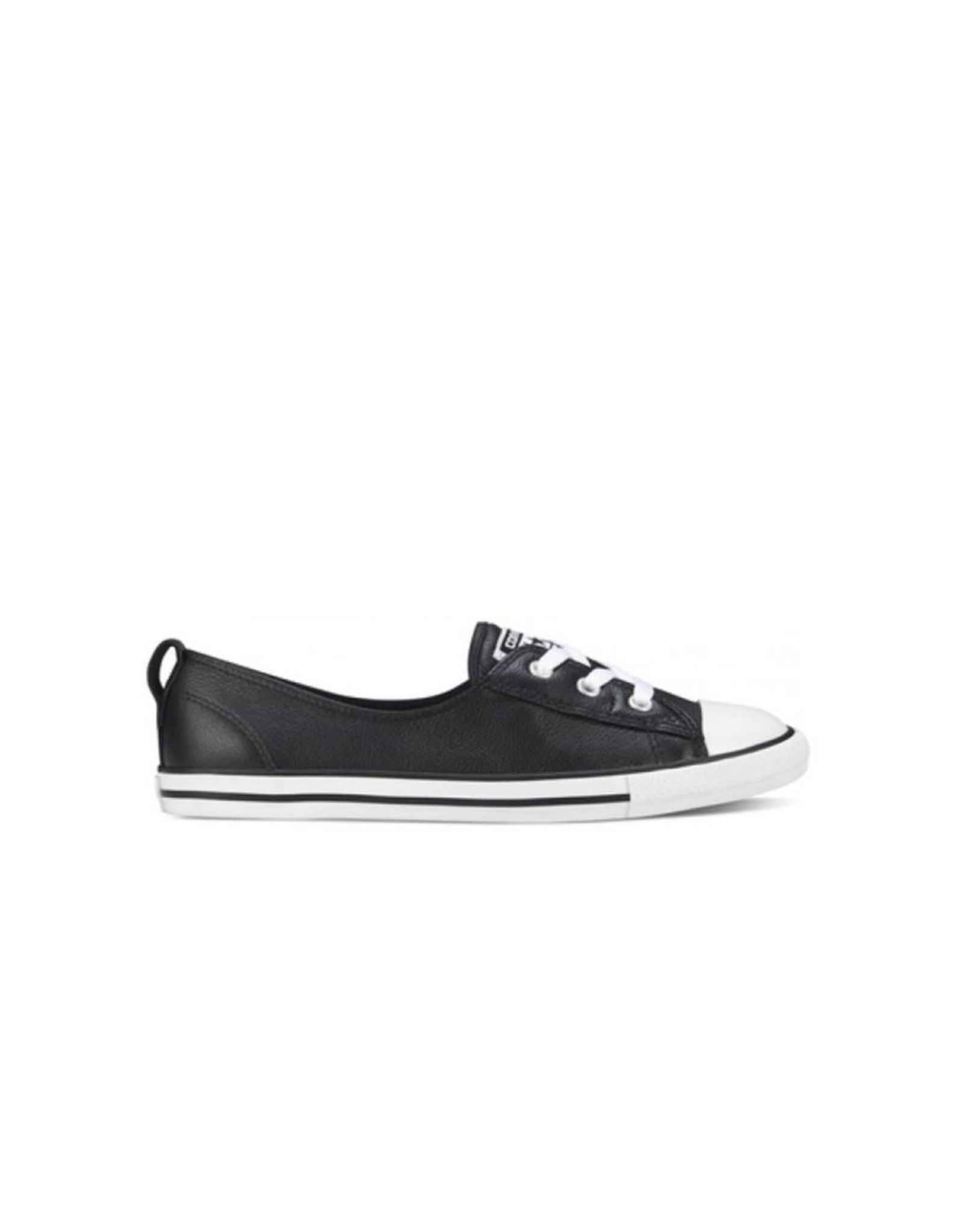 Converse cuir shop noir basse