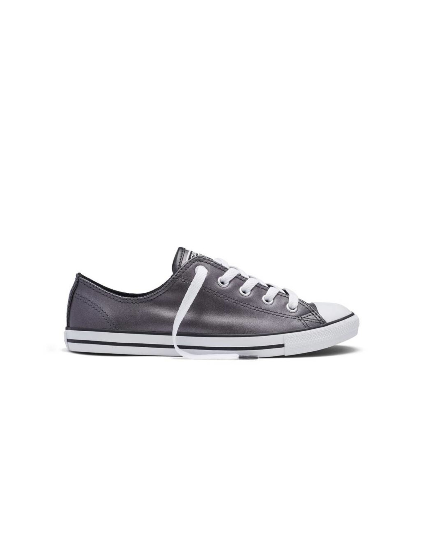 CHUCK TAYLOR DAINTY METALLIC LEATHER OX BLACK CC640DMB-553337C