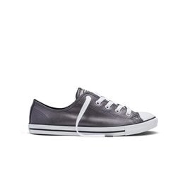 CHUCK TAYLOR DAINTY METALLIC CUIR OX BLACK CC640DMB-553337C