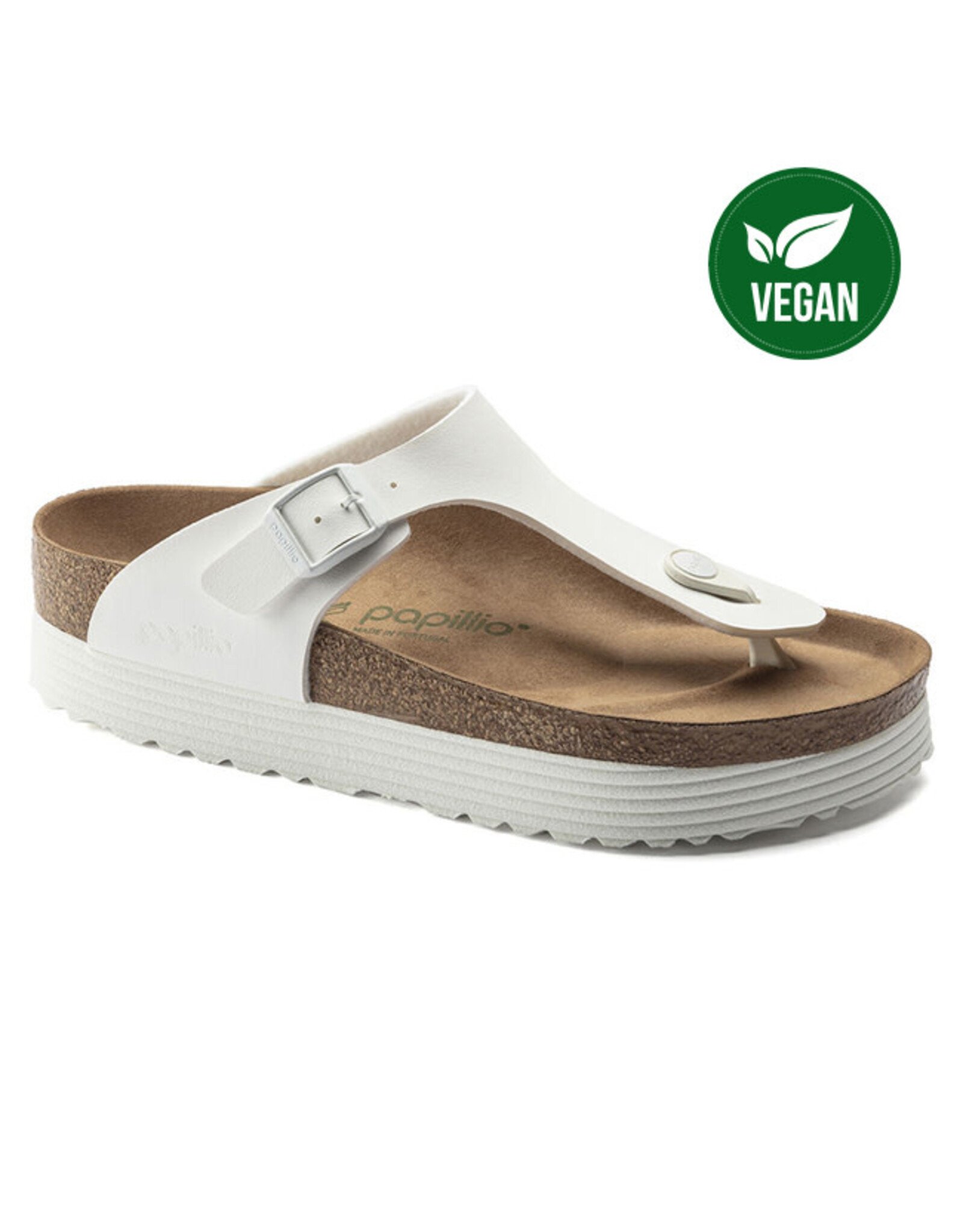 Gizeh Platform Grooved BF White VEG R GI-GOVEW-R 1018557