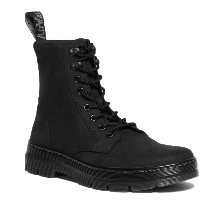 DR. MARTENS COMBS BLACK MILLED NUBUCK - R30853001 - Boutique X20 MTL