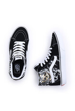 SK8-HI DIA DE LOS MUERTOS BLACK/TRUE WHITE V31FLAB - VN0007NSBMW