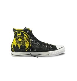 CHUCK TAYLOR  HI CANEVAS BLACK YELLOW DC COMICS BATMAN C12BBY-119939c