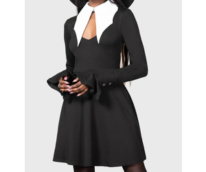 KILLSTAR Fall From Grace ll Skater Dress Black - Boutique X20 MTL KILLSTAR Fall From Grace ll Skater Dress Black - Boutique X20 MTL