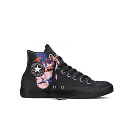 CHUCK TAYLOR WARHOL HI BLACK RED ANDY WARHOL C15AWB - 149486C