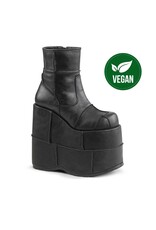 STACK-201 - 7" PF Ankle Boot, Side Zip D82VB - STA201/BVL