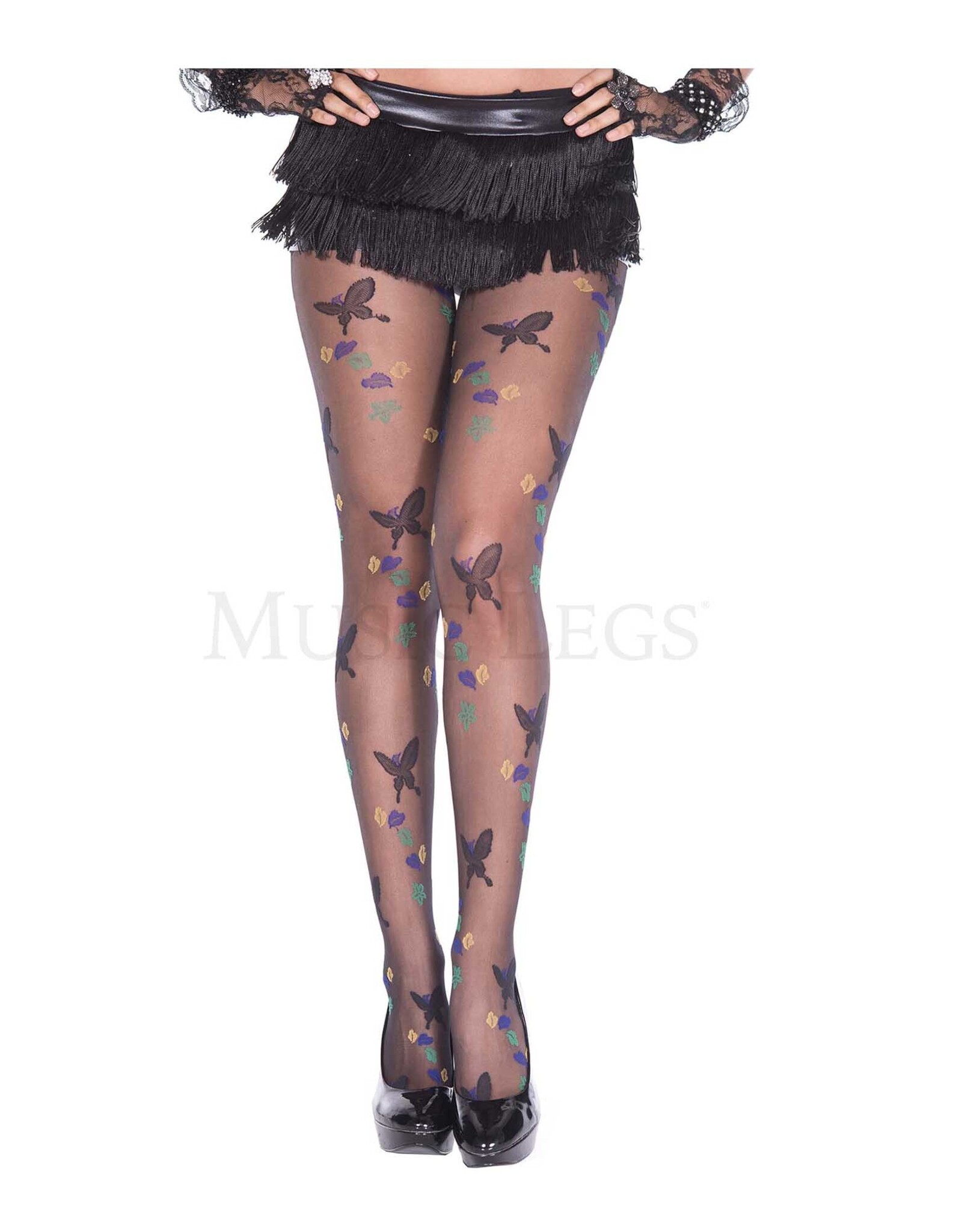 BUTTERFLY LEAF PANTYHOSE ML7104 - 7104