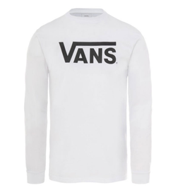 CLASSIC T-SHIRT LONG SLEEVE WHITE/BLACK - VN000K6HYB2