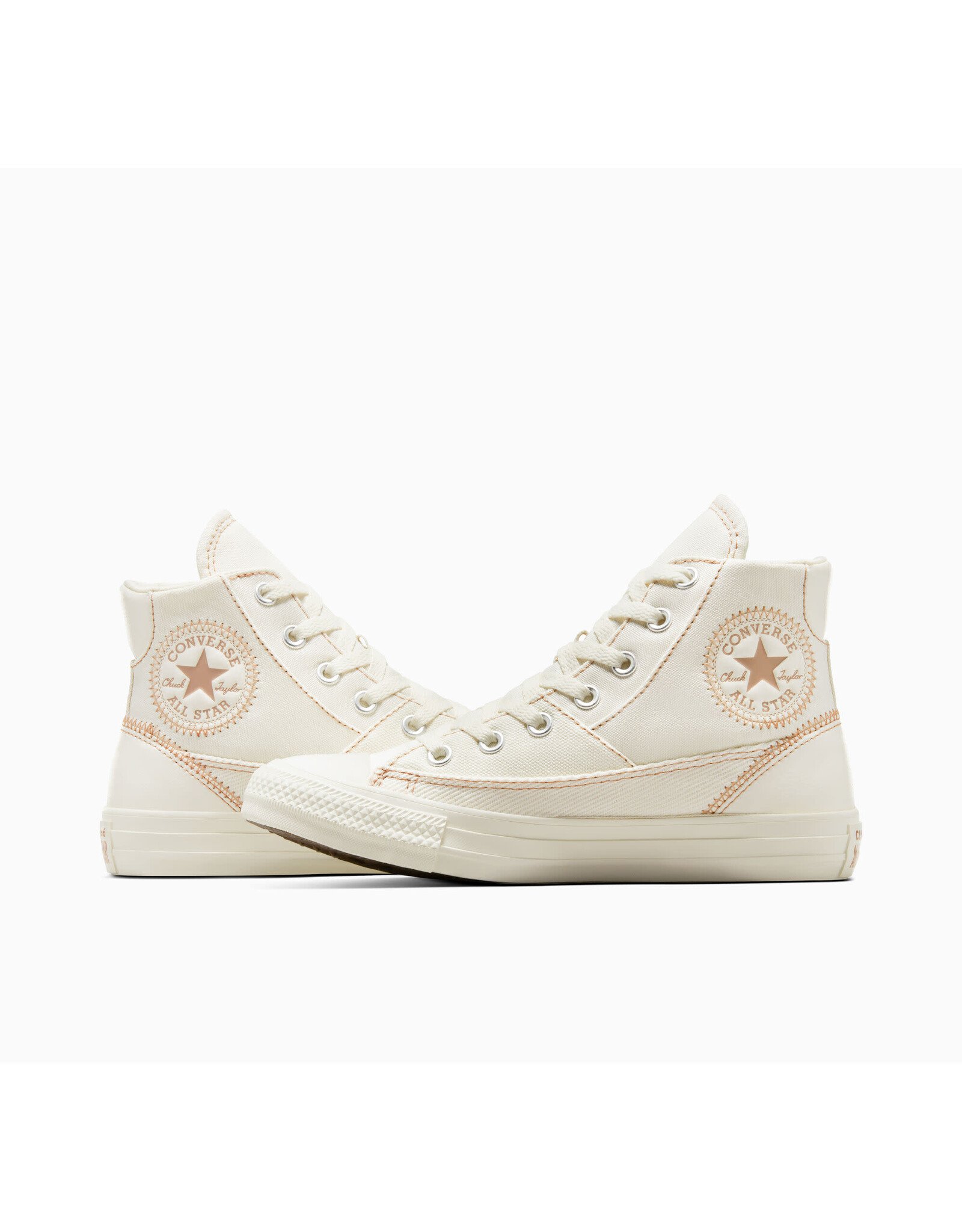 CHUCK TAYLOR PATCHWORK HI EGRET/CLAY POT/EGRET C23PAW - A04675C