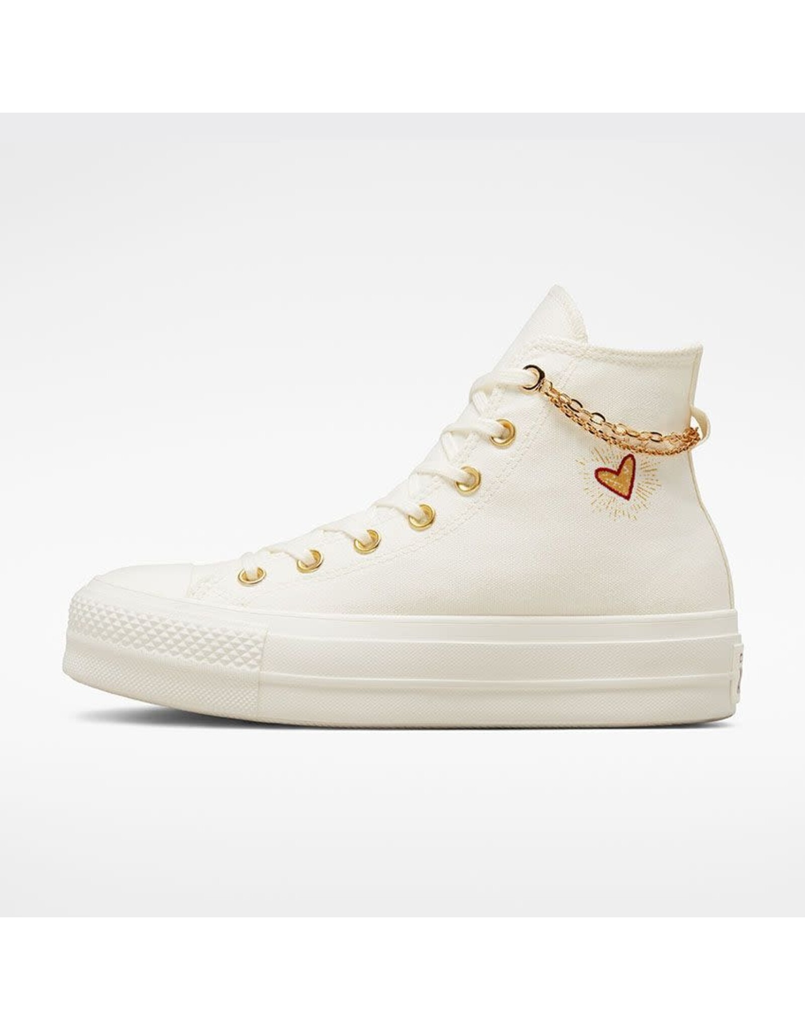 CHUCK TAYLOR LIFT HI GOLD CHAIN EGRET/ YELLOW C22LGY - A04453C