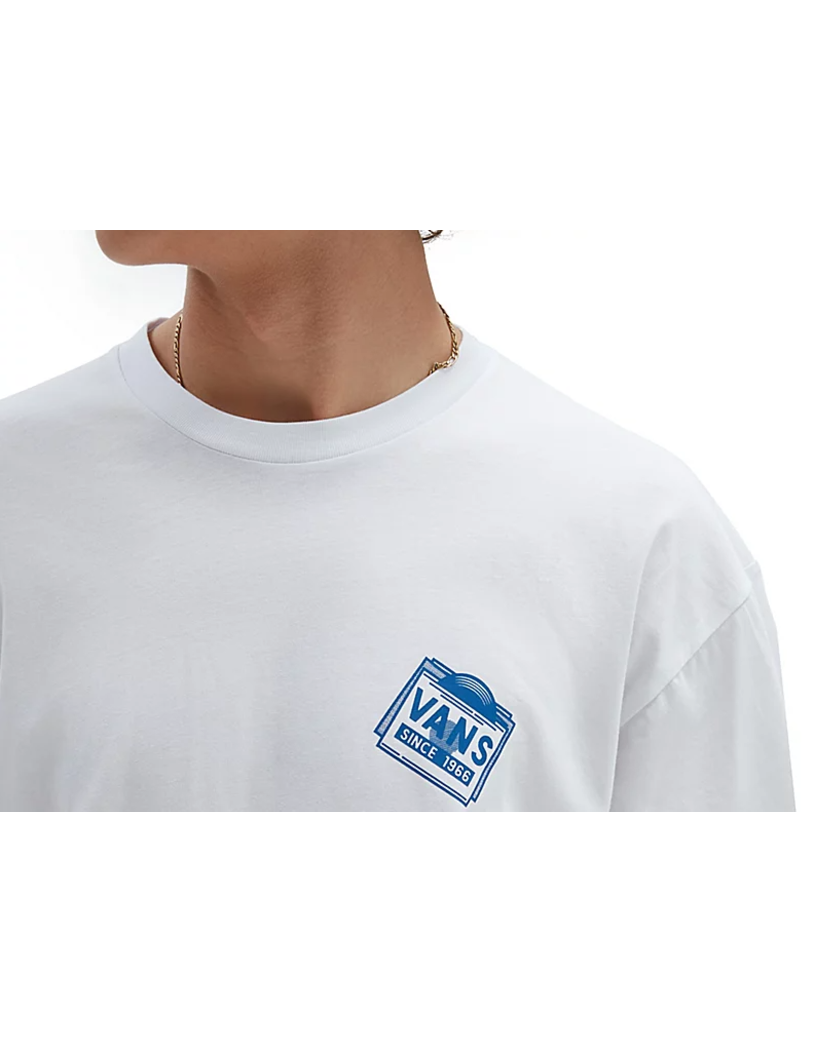 VANS RECORD LABEL SS TEE - VN0008F0WHT1