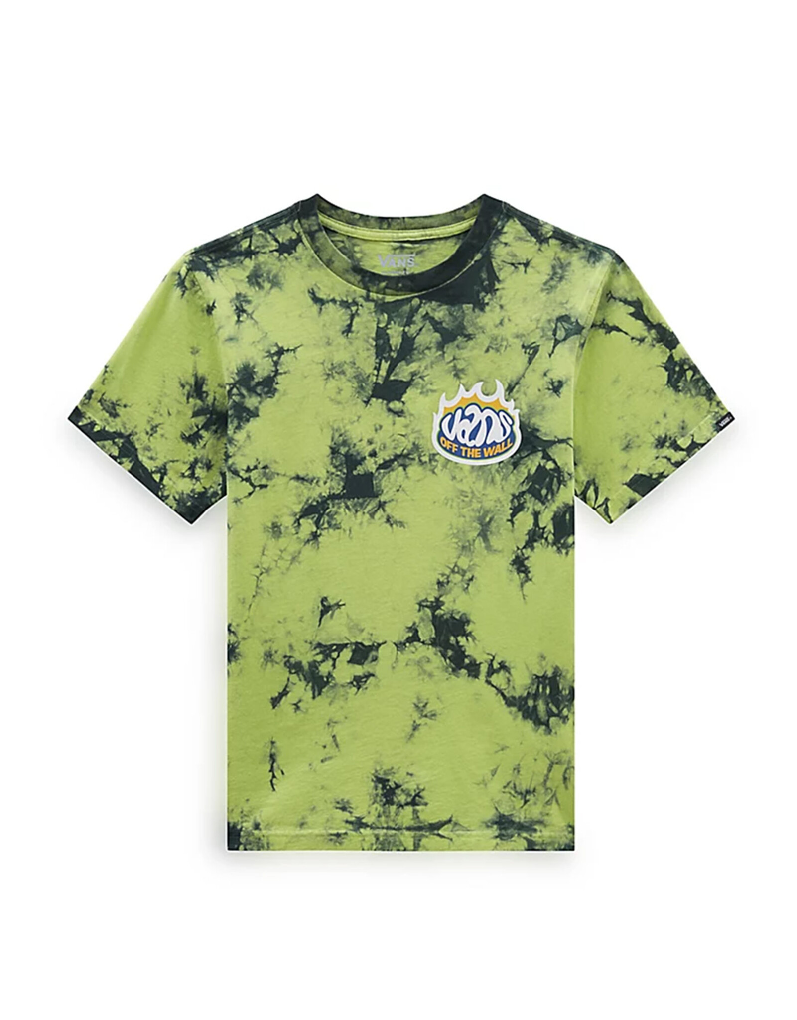 KIDS SLAPS TIE DYE LIME GREEN - VN00088T589