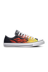 CHUCK TAYLOR ALL STAR OX BLACK/ENAMEL RED/FRESH YELLOW C13FLAB-166259C