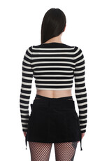 Spooky Frances Striped Jumper White - JP57124