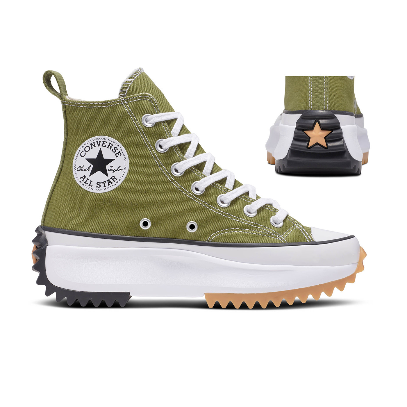 CONVERSE RUN STAR HIKE HI GRASSY/WHITE/BLACK - A05700C - Boutique