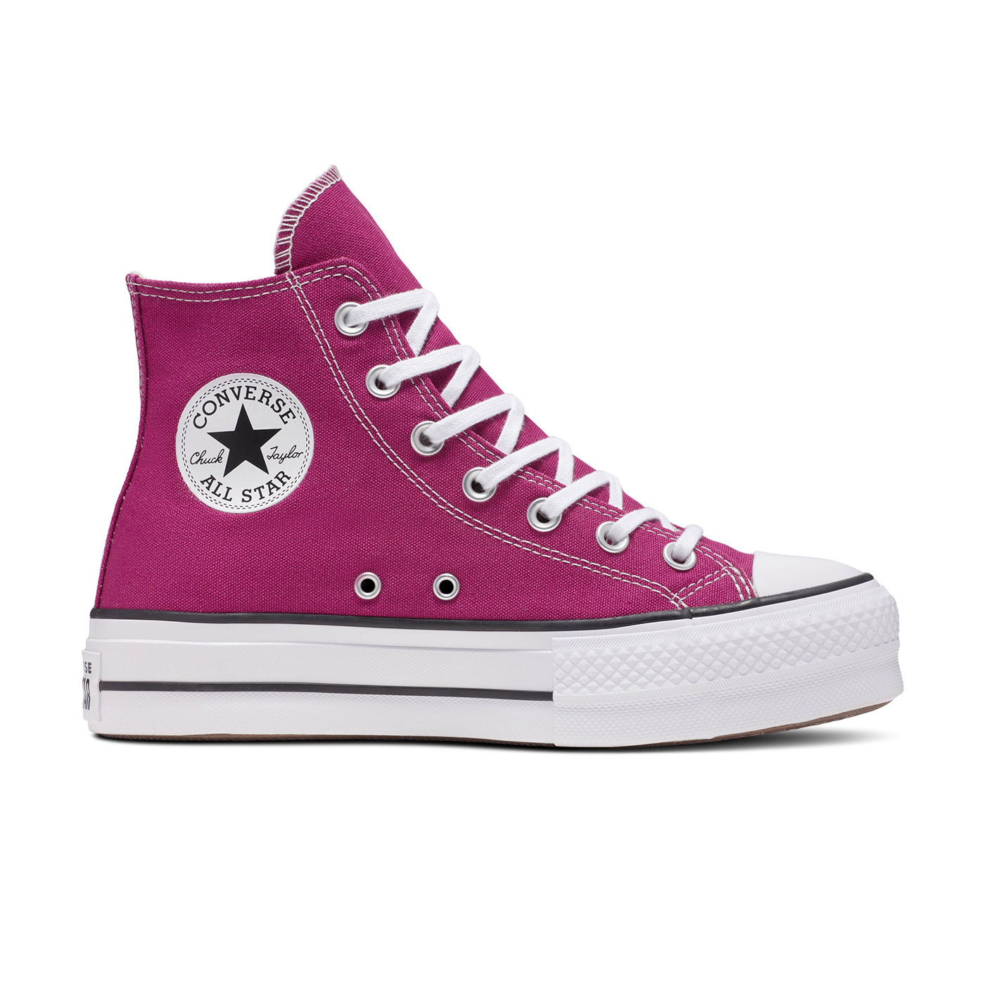 CONVERSE CHUCK TAYLOR LIFT HI LEGEND BERRY/WHITE/BLACK - A05471C ...