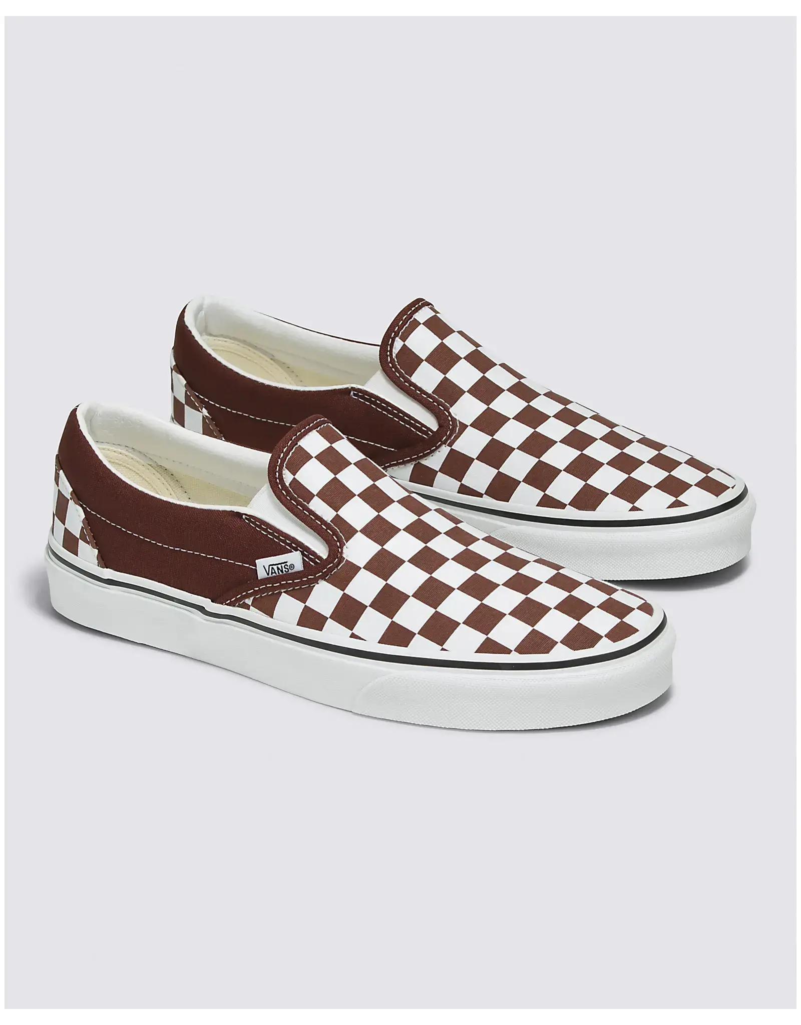 CLASSIC SLIP-ON COLOR THEORY CHECKERBOARD BITTER CHOCOLATE V34CHBC - VN000BVZ7YO