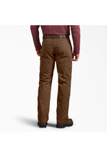 DICKIES FLEX Regular Fit Duck Double Knee Pants Stonewashed Timber Brown - DP903STB