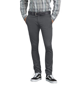 DICKIES Skinny Fit Work Pants Charcoal Gray - WP801CH