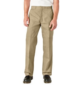 DICKIES Loose Fit Double Knee Work Pants Khaki - 85283KH