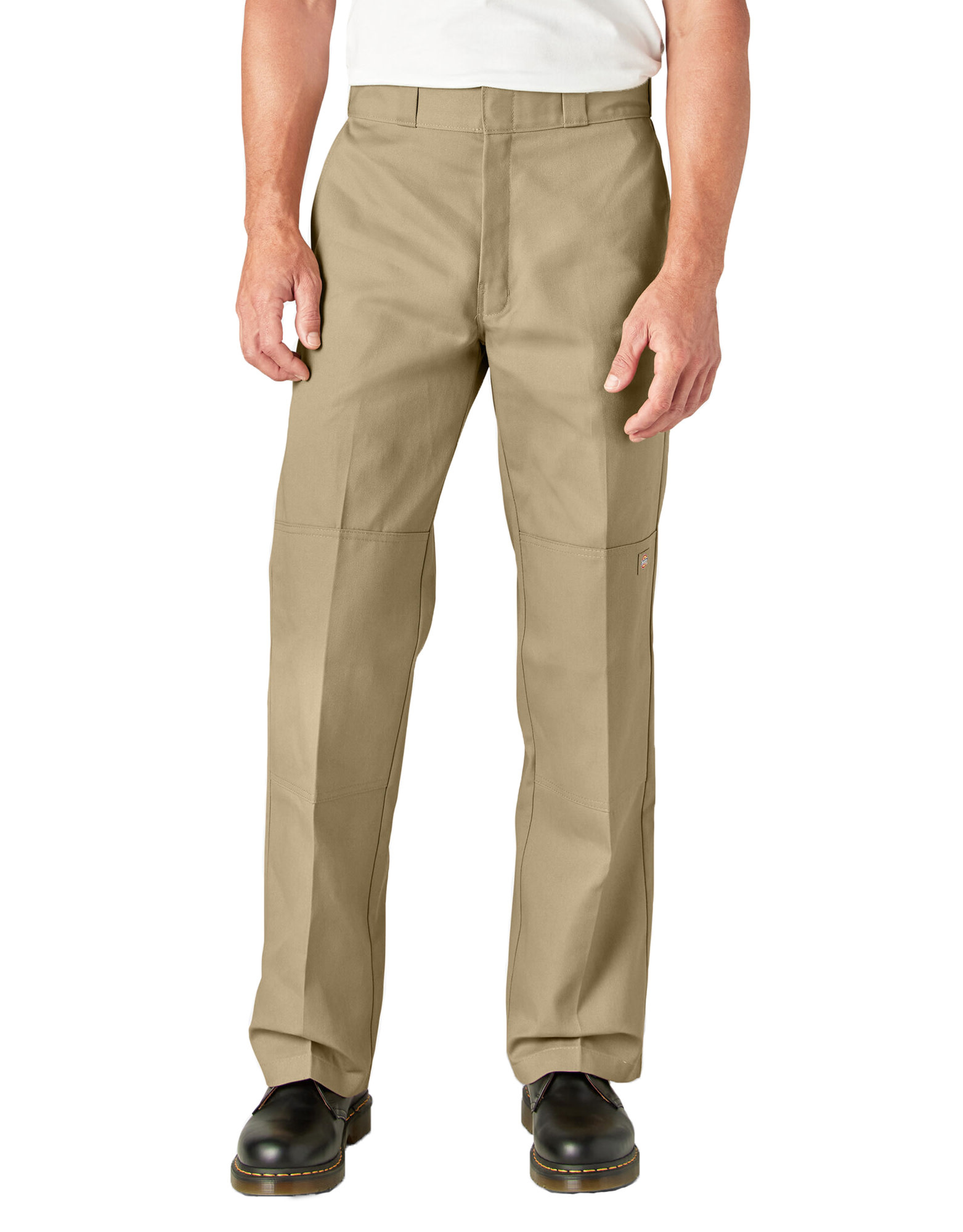 DICKIES Loose Fit Double Knee Work Pants Khaki - 85283KH