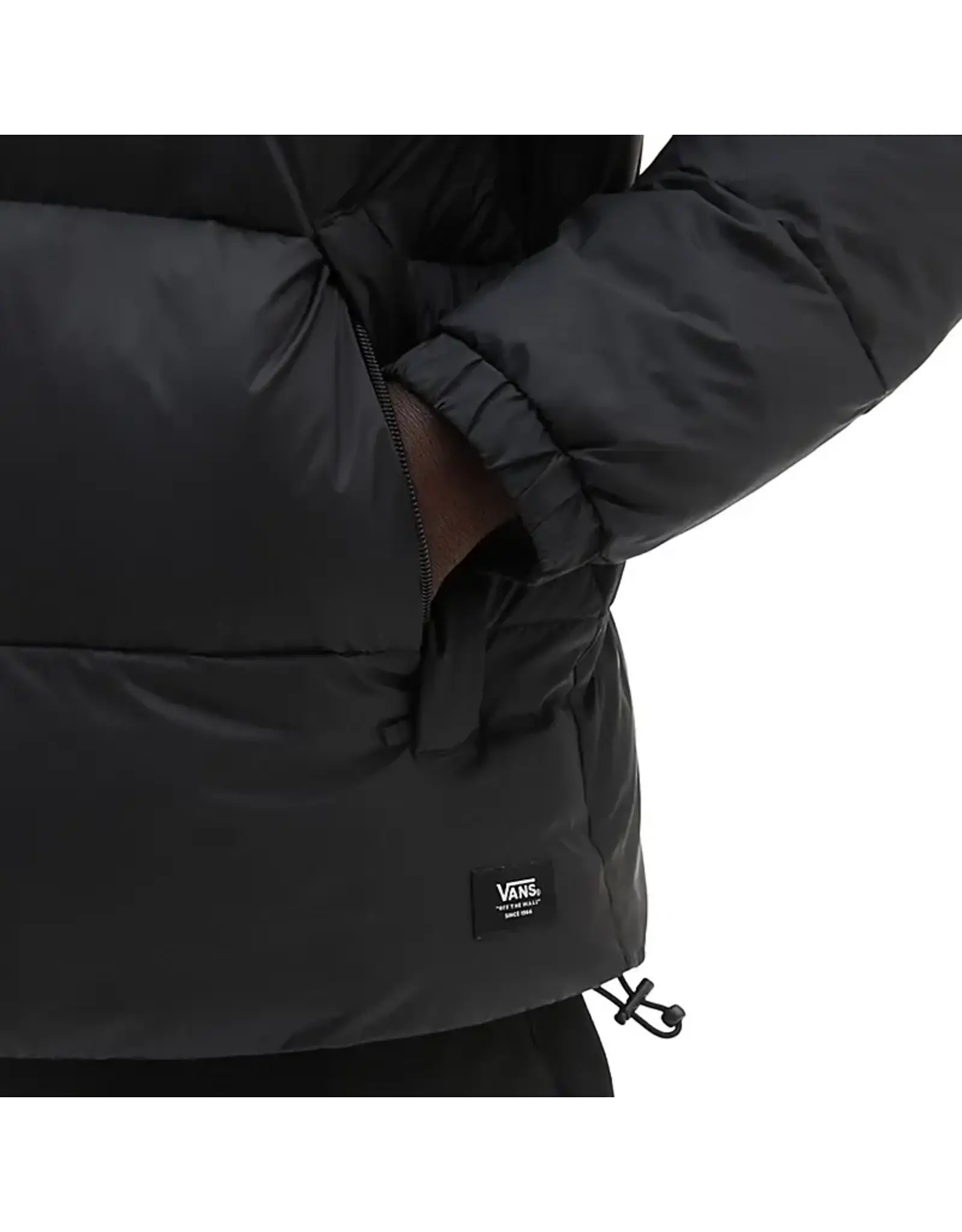 NO HOOD PUFFER JACKET Black - VN00007JBLK