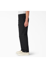 DICKIES Regular Fit Cuffed Work Pants Black - WPR05BKX
