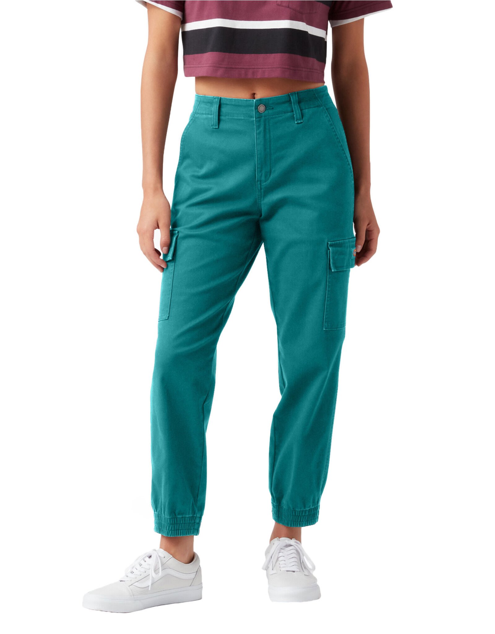 DICKIES Women's High Rise Fit Cargo Jogger Pants Deep Lake - FPR54DL2 -  Boutique X20 MTL