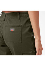 DICKIES Women's High Rise Fit Cargo Jogger Pants Miliary Green - FPR54ML