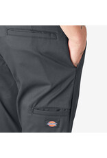 DICKIES Skinny Fit Double Knee Work Pants Charcoal - WP811CH