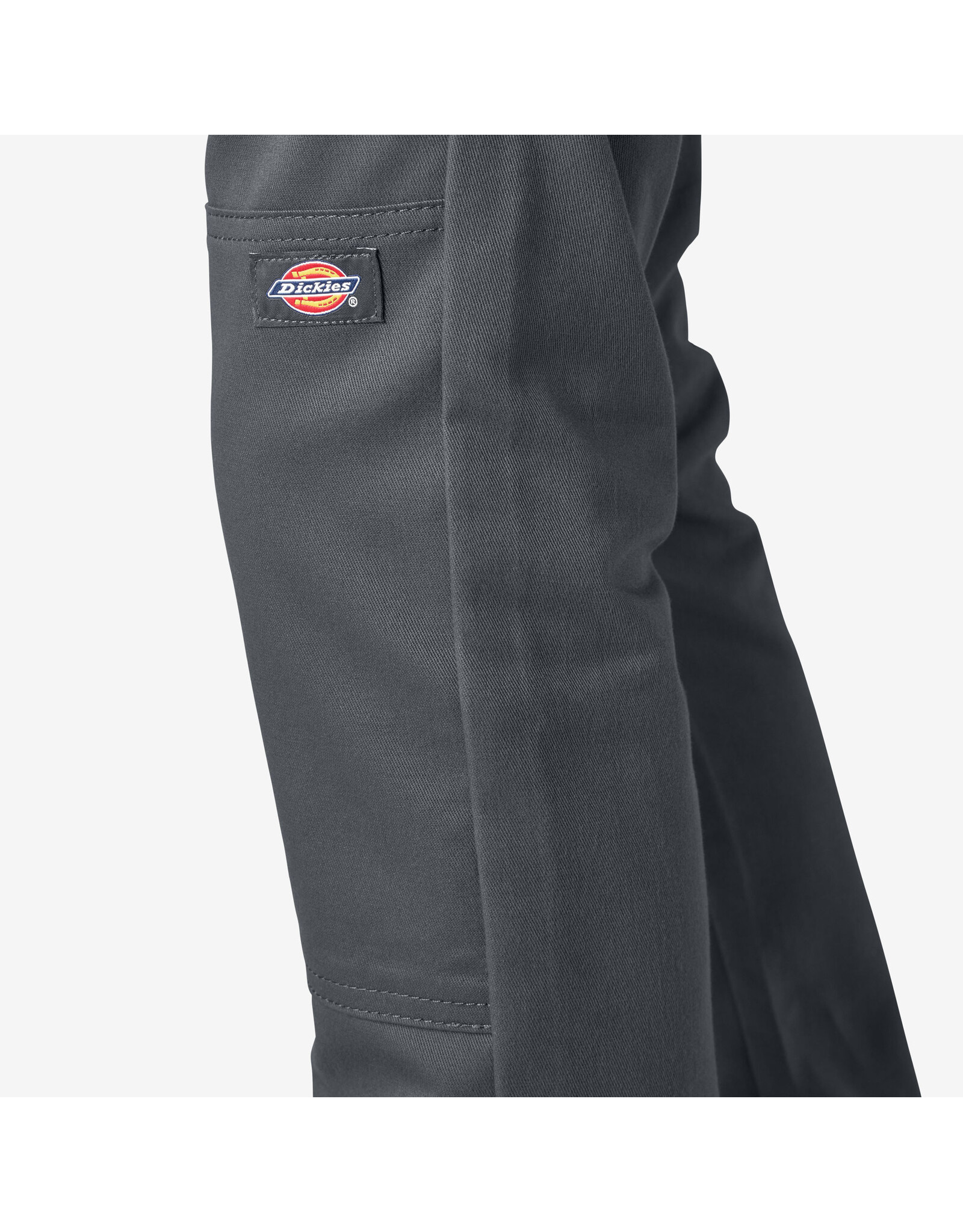 DICKIES Skinny Fit Double Knee Work Pants Charcoal - WP811CH