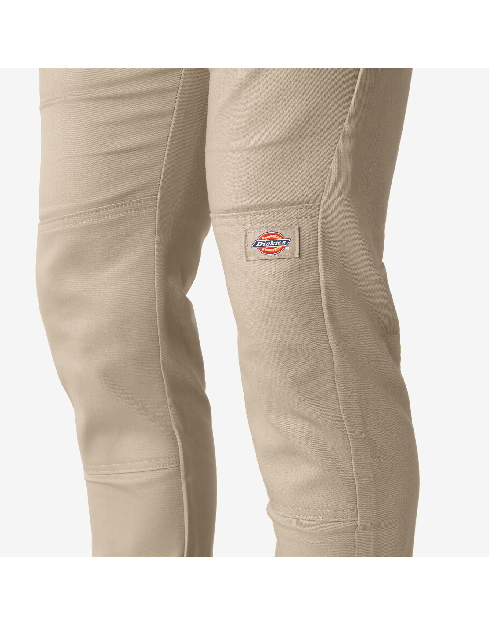 DICKIES Skinny Fit Double Knee Work Pants Desert Sand - WP811DS