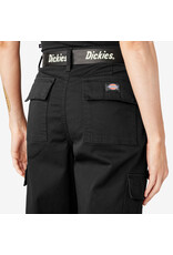 DICKIES Women's Relaxed Fit Cropped Cargo Pants Black - FPR50BKX