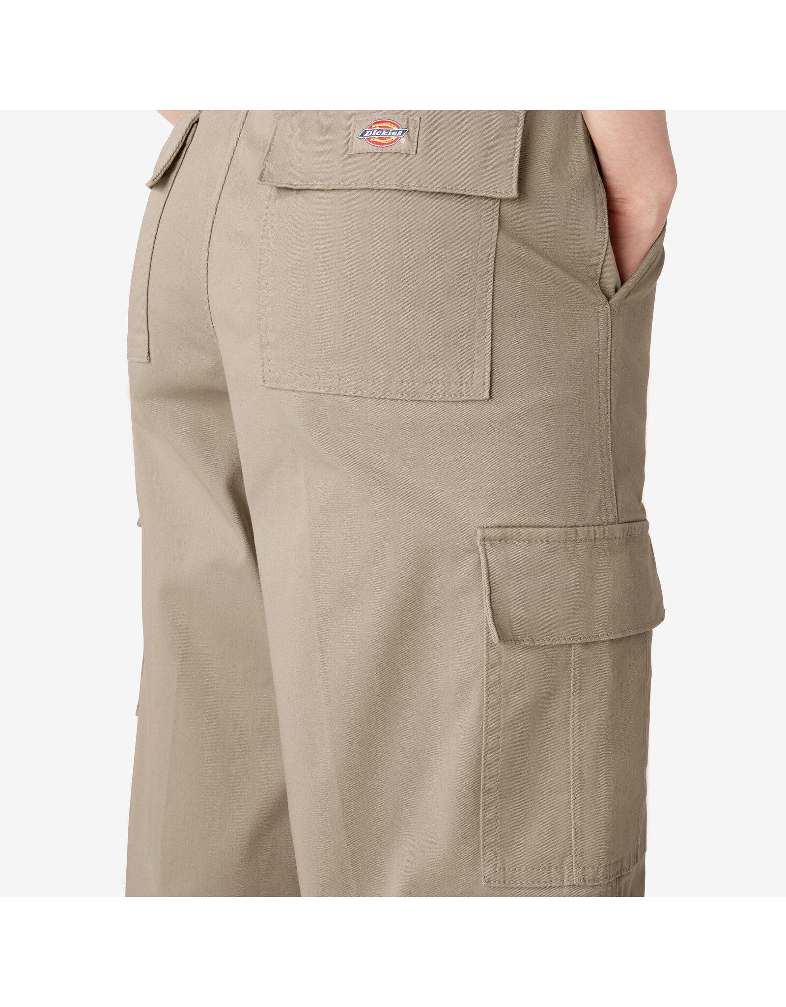 Dickies Womens Relaxed Fit Cropped Cargo Pants