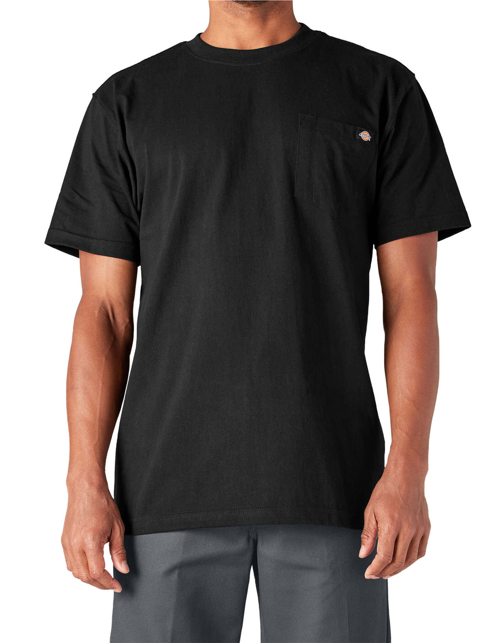 DICKIES Heavyweight Short Sleeve Pocket T-Shirt Black - WS450BK