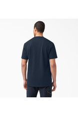 DICKIES Heavyweight Short Sleeve Pocket T-Shirt Dark Navy - WS450DN