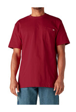 DICKIES Heavyweight Short Sleeve Pocket T-Shirt English Red - WS450ER