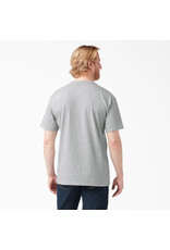 DICKIES Heavyweight Short Sleeve Pocket T-Shirt Heather Grey - WS450HG
